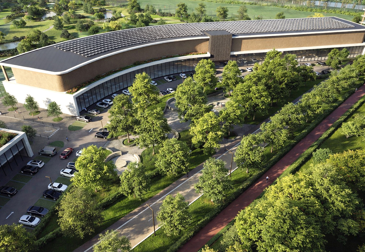 La liaison cyclable comme l’un des axes du futur parc paysager