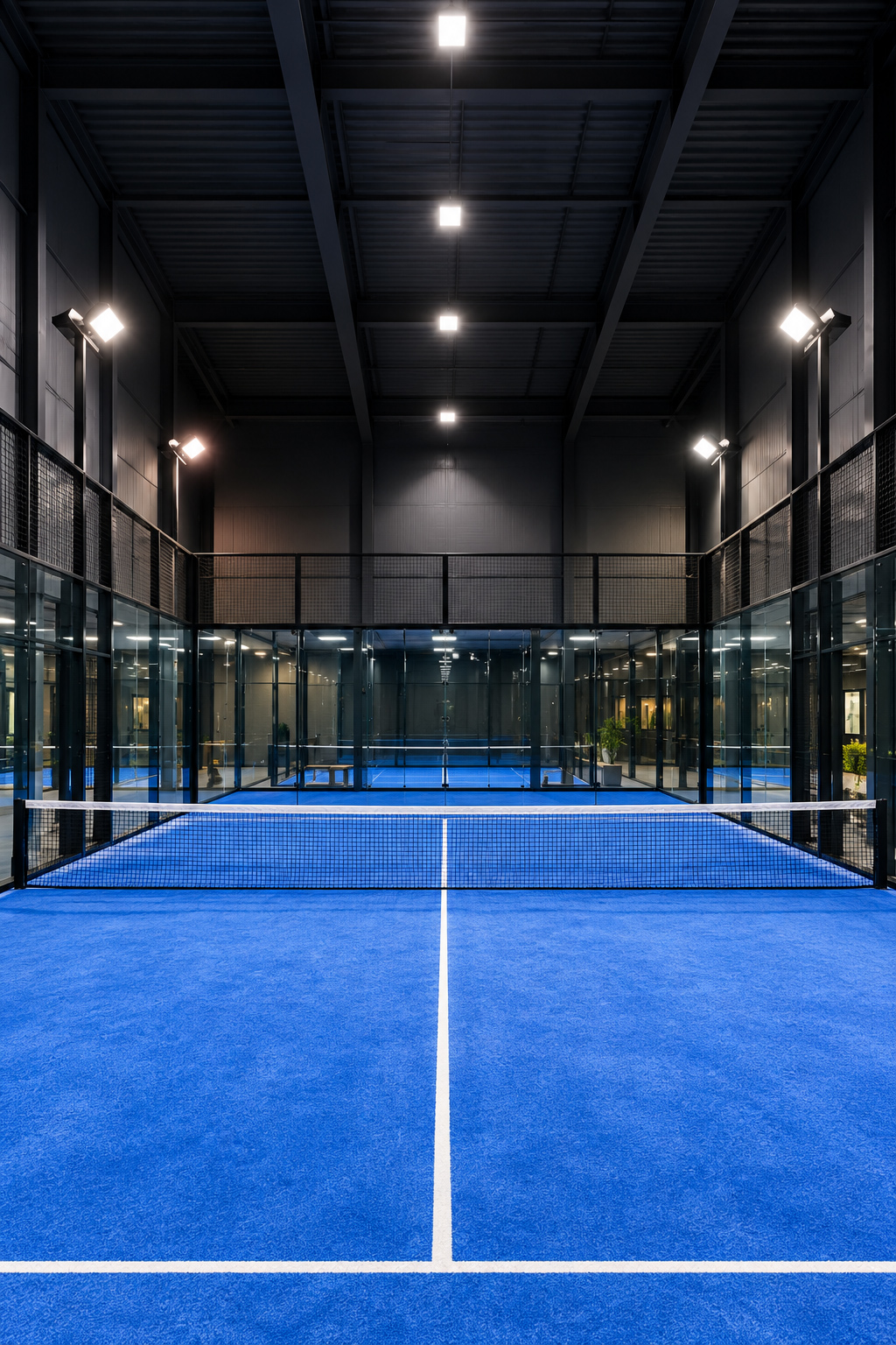 10 terrains de padel indoor